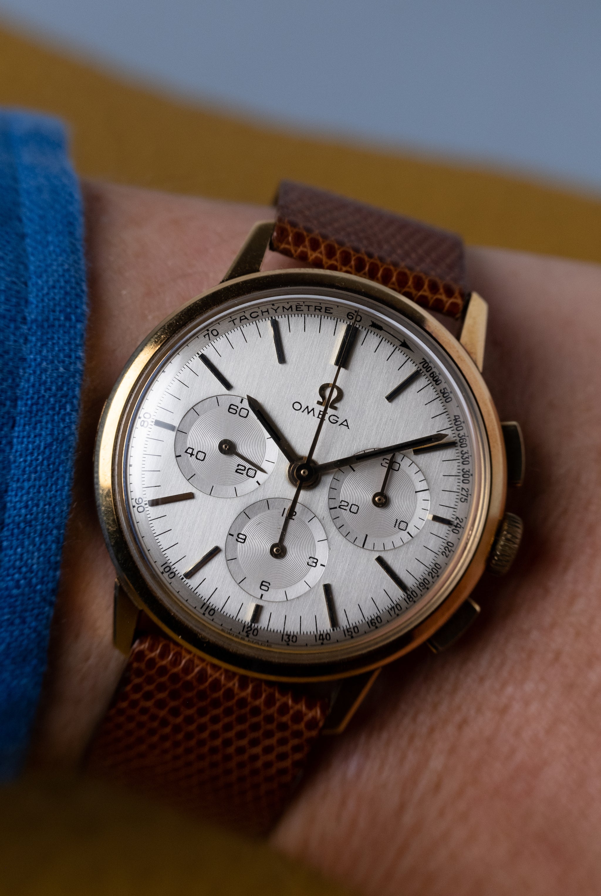 OMEGA 18k Chronograph Cal. 321 Ref. BA 101.010 65 (1967) – Mann About Time